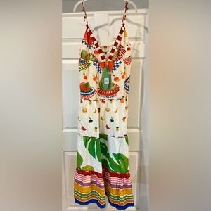 NWT FARM RIO MIXED PICNIC MAXI DRESS Size M ✨ BEAUTIFUL✨ $155